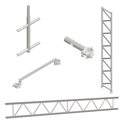 Gitterträger für Traufseiten- und Giebelgerüste