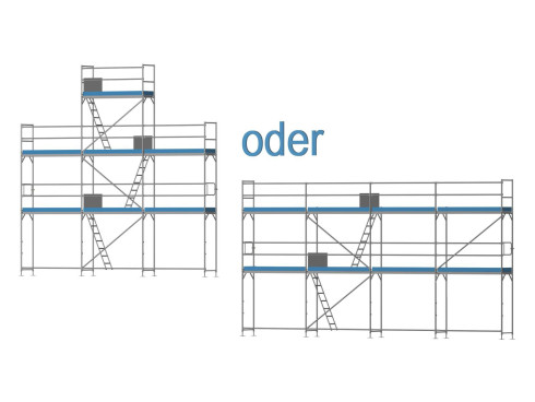 Giebelgerüst mini - 3,0 m Felder