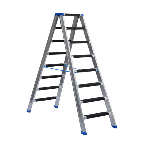 Stufenstehleiter beidseitig begehbar mit Antirutschbelag