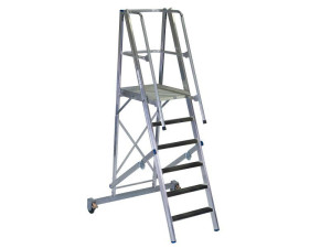 Podestleiter mit Antirutschbelag