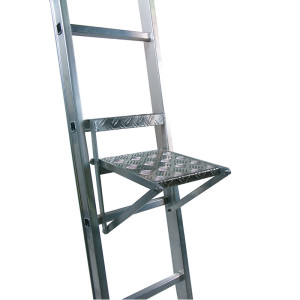 Standpodest Alu natur für Sprossenleitern