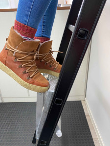 Standpodest Alu natur für Sprossenleitern