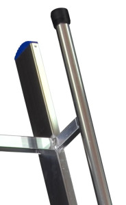 Stufenanlegeleiter 41 cm breit mit Handlauf