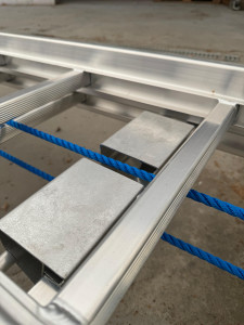 Seilzugleiter Industrieausführung 2-teilig, 41/47 cm breit