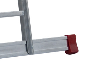 Mehrzweckleiter Handwerkerausführung 3-teilig, 35/41/47 cm breit mit Aussteifungsstreben an den Leiternteilen