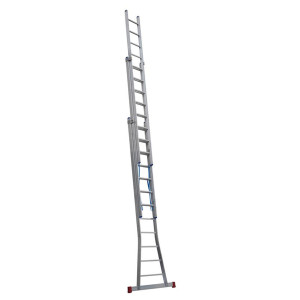 Mehrzweckleiter Industrieausführung 3-teilig, 41/47/53 cm breit, konisch ausgestellt