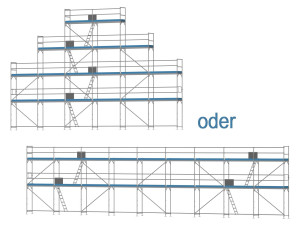 Giebelgerüst maxi - 3,0 m Felder