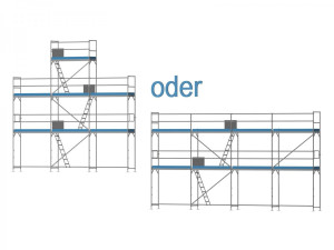 Giebelgerüst mini - 2,5 m Felder