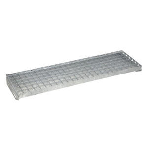Treppe mit Stahl Gitterrost-Stufen